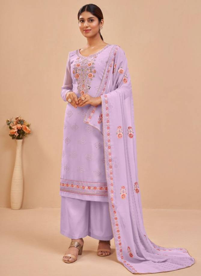 ALIZEH MURAD 6 Latest Designer Festive Wear Heavy Georgette Salwar Suits Collection
